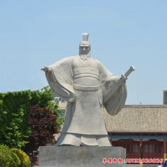 景區名人曹操石雕