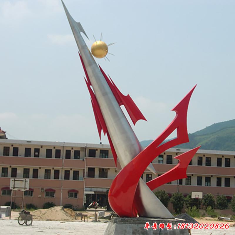 不銹鋼城市企業景觀標志雕塑