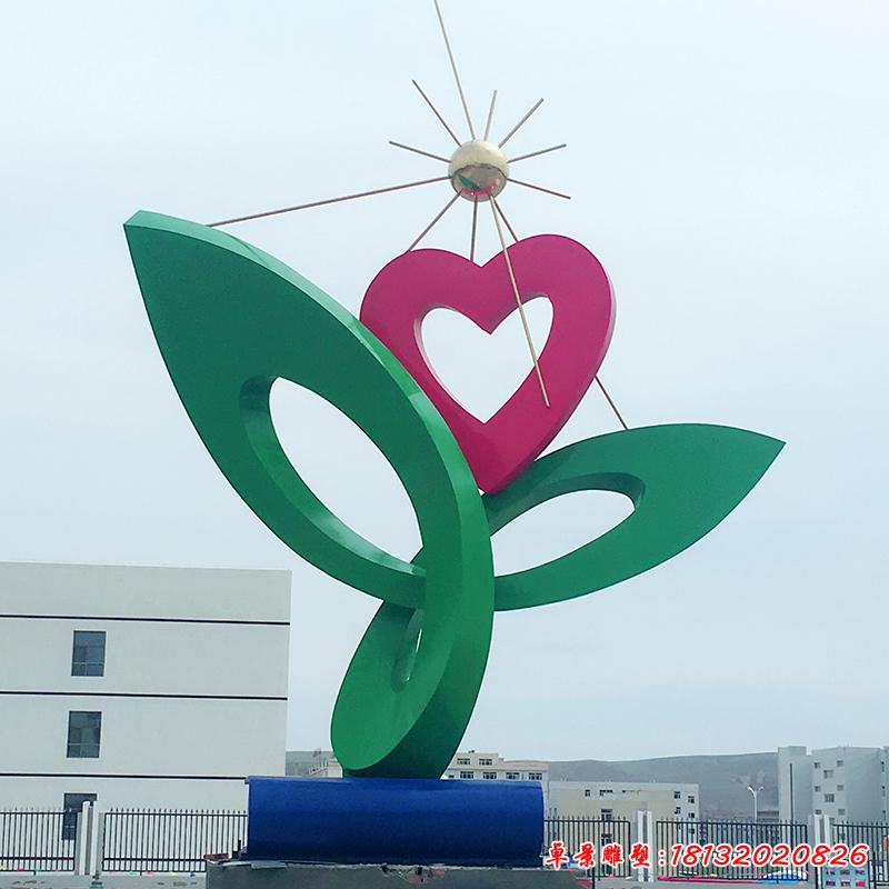 不銹鋼城市校園景觀標(biāo)志雕塑