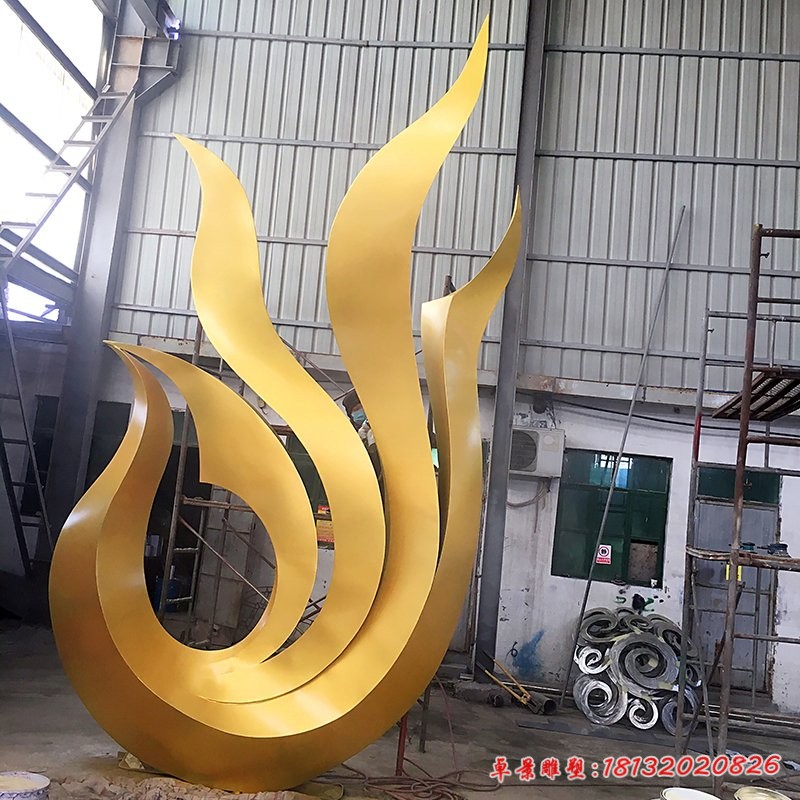 不銹鋼標志鳳凰雕塑