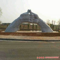 石雕拱門景觀雕塑