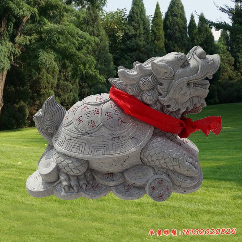 石雕公園龍龜動物