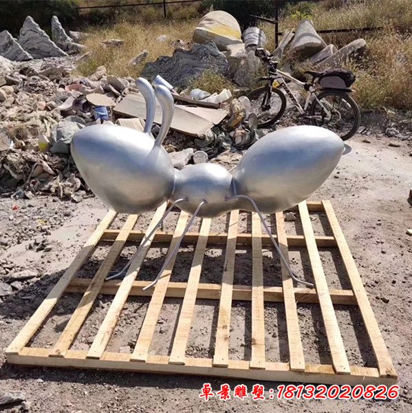 動(dòng)物不銹鋼螞蟻雕塑