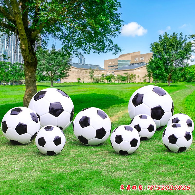 玻璃鋼足球雕塑 (24)