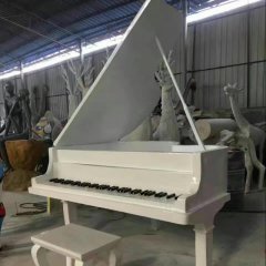 玻璃鋼鋼琴雕塑