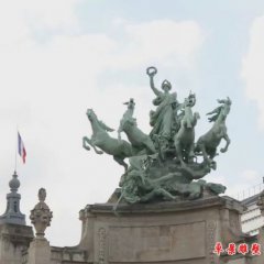 景區阿波羅戰車景觀石雕