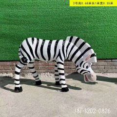 仿真動物斑馬玻璃鋼