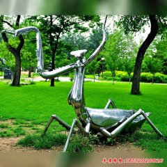 動物不銹鋼雕塑 螳螂不銹鋼雕塑