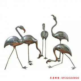 不銹鋼抽象仙鶴