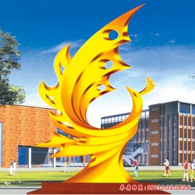 上等不銹鋼鳳凰雕塑