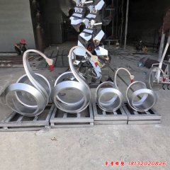 不銹鋼鵝雕塑