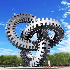 現代不銹鋼景觀雕塑