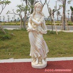 石雕歐式人物園林雕塑