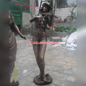 歐式銅人物雕塑