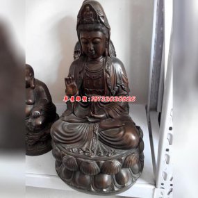 觀音銅塑像