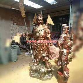 銅財(cái)神雕像