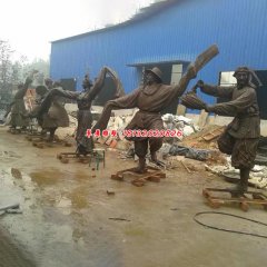 廣場人物銅雕塑 鑄銅雕塑