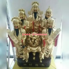 五路財(cái)神純銅塑像