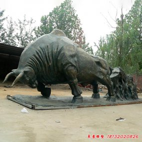 大型鑄銅牛雕塑