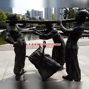 廣場(chǎng)人物銅雕