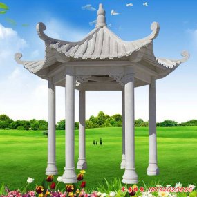 校園大理石涼亭