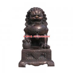 銅雕獅子鎮宅辟邪