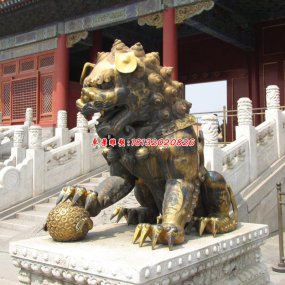 銅獅子古代