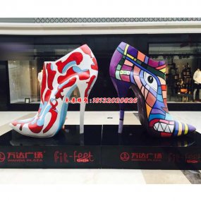 玻璃鋼仿真鞋雕塑