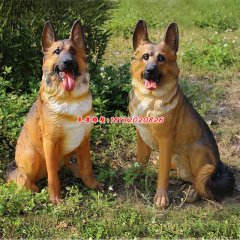 公園玻璃鋼雕塑狗狗