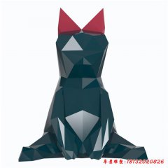 玻璃鋼抽象動(dòng)物雕塑