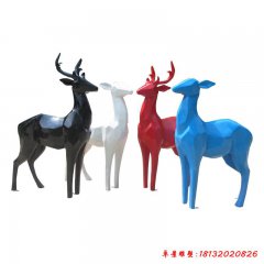 玻璃鋼抽象景觀動物鹿