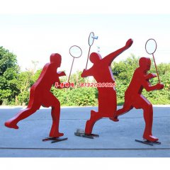 玻璃鋼人物運動雕塑