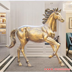 玻璃鋼景觀雕塑馬