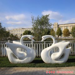 天鵝雕塑玻璃鋼