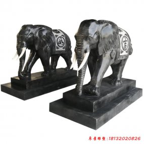 仿古大象雕塑