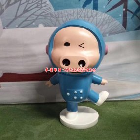 玻璃鋼麥兜雕塑