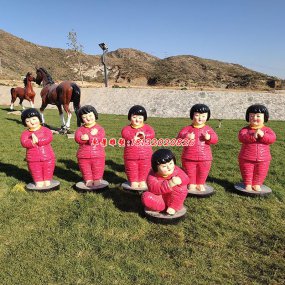 玻璃鋼福娃雕塑