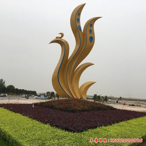 園林景觀不銹鋼雕塑