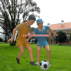 玻璃鋼足球雕塑