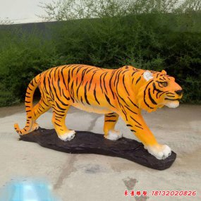 仿真12生肖動物玻璃鋼塑像