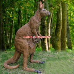 玻璃鋼袋鼠雕塑