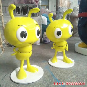 玻璃鋼螞蟻卡通雕塑