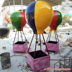 玻璃鋼仿真熱氣球雕塑