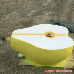 玻璃鋼仿真鴨梨雕塑