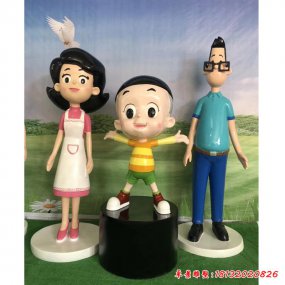 公園玻璃鋼雕塑人物