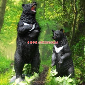 玻璃鋼狗熊雕塑