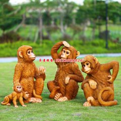 玻璃鋼猴子雕塑