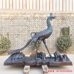 金鳳凰銅雕塑