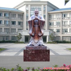 銅雕孔子像