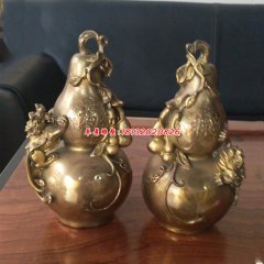 葫蘆銅雕塑
